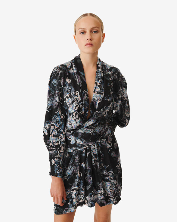ROBE IMPRIMÉE COL V CAMOLLA