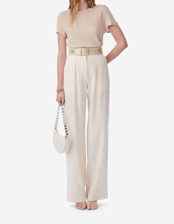 HIGH-WAISTED SUIT PANTS