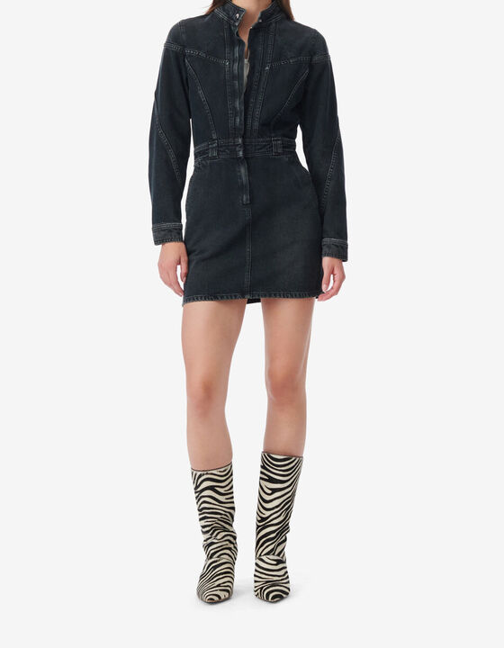 DENIM MINI DRESS