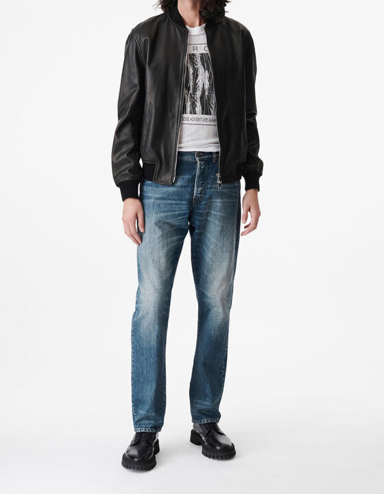 PERFORATED LEATHER JACKET