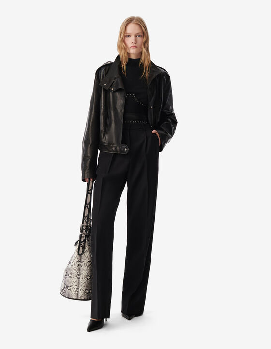 VESTE EN CUIR