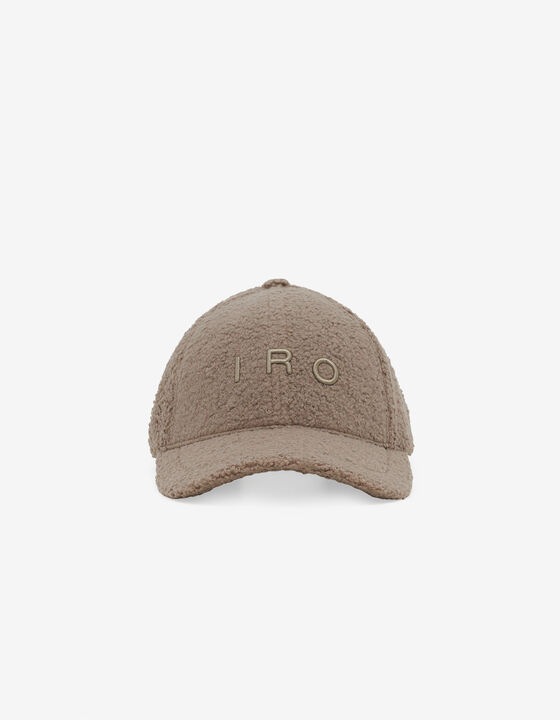 FUR EMBROIDERED CAP
