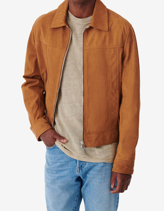 SUEDE LEATHER JACKET