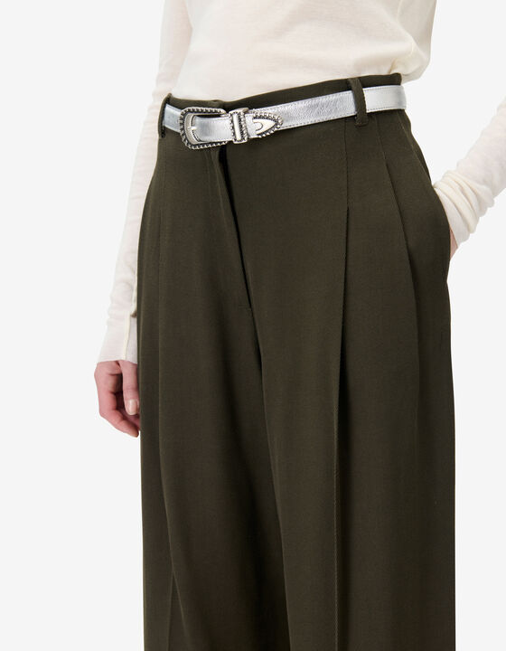 HIGH-WAISTED TROUSERS