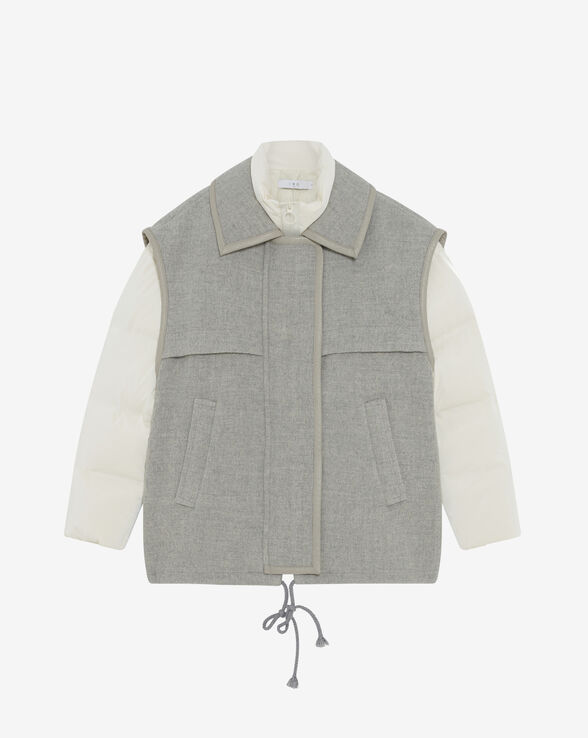 MANTEAU BI MATIÈRE FRIEDA