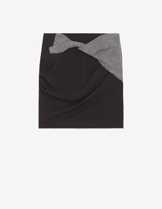 TALYAN SKIRT WITH RHINESTONE BOW