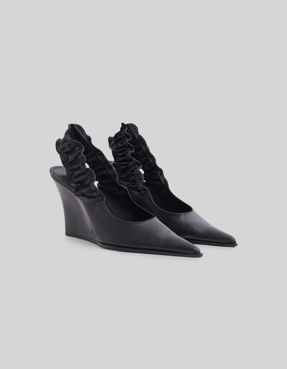 SMOCK SLINGBACKS