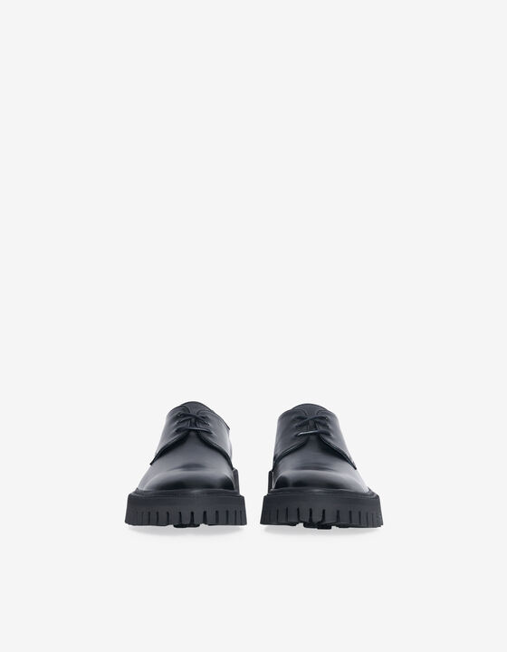 LOW LEATHER LACE-UP SHOES