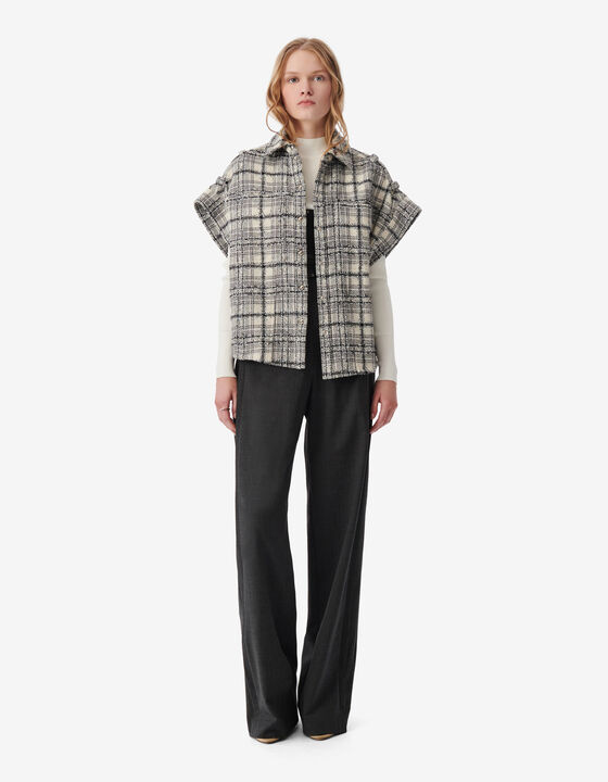 SURCHEMISE EN TWEED