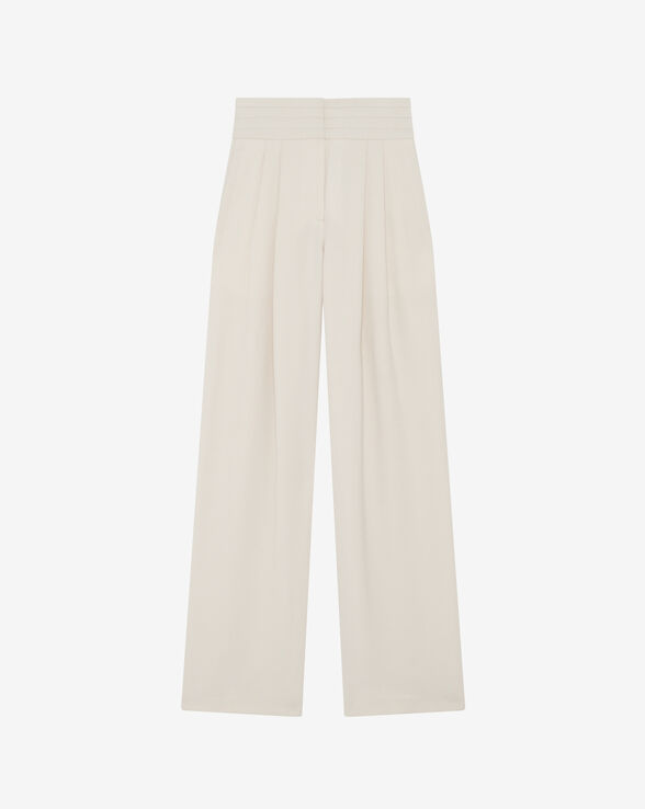 JEON HIGH-RISE WIDE-LEG PANTS
