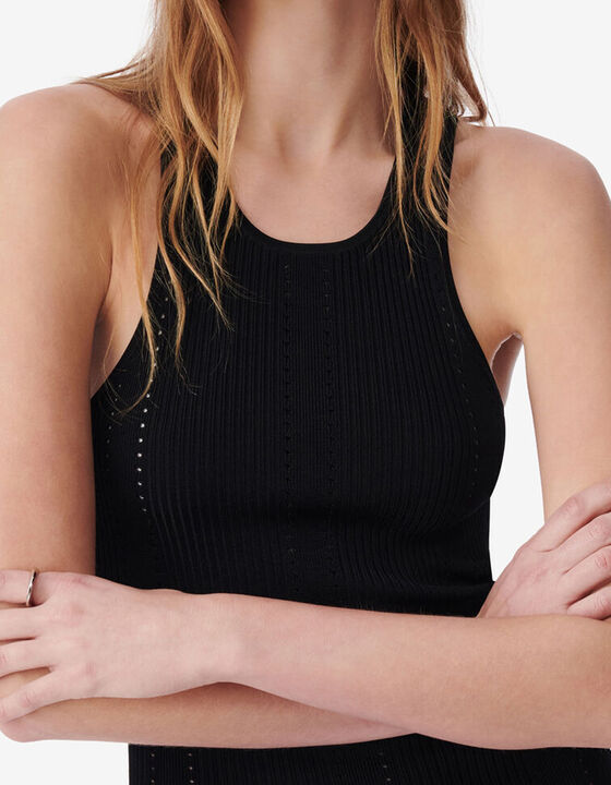 ROBE COURTE COL ROND &Agrave; PLIS