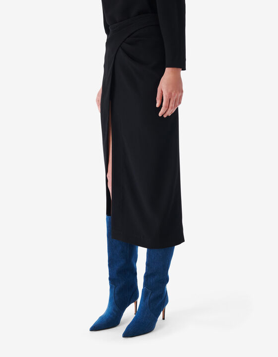 JUPE MIDI PORTEFEUILLE