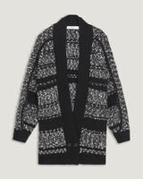 ALYSSA OVERSIZED TEXTURED KNIT CARDIGAN image number null