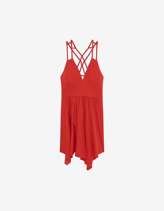 MINI RUFFLE DRESS