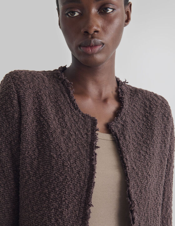 TEXTURED TWEED JACKET