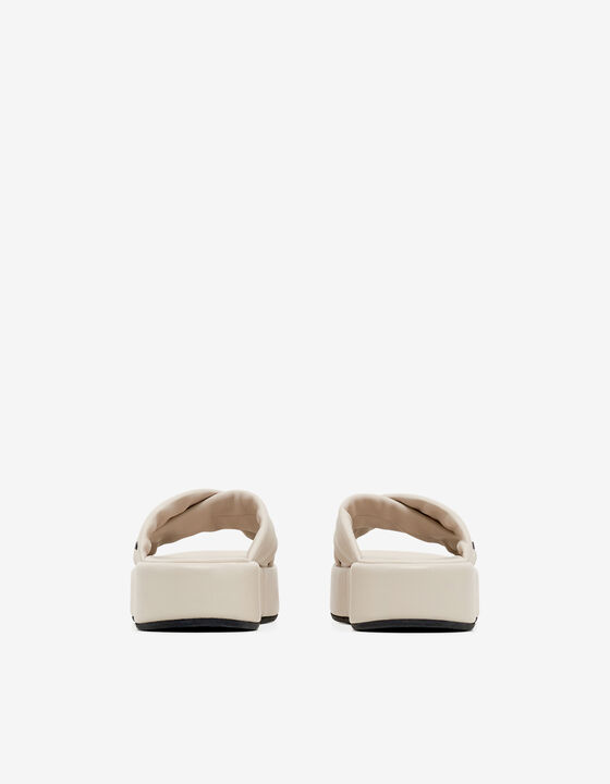 LEATHER PLATFORM MULES