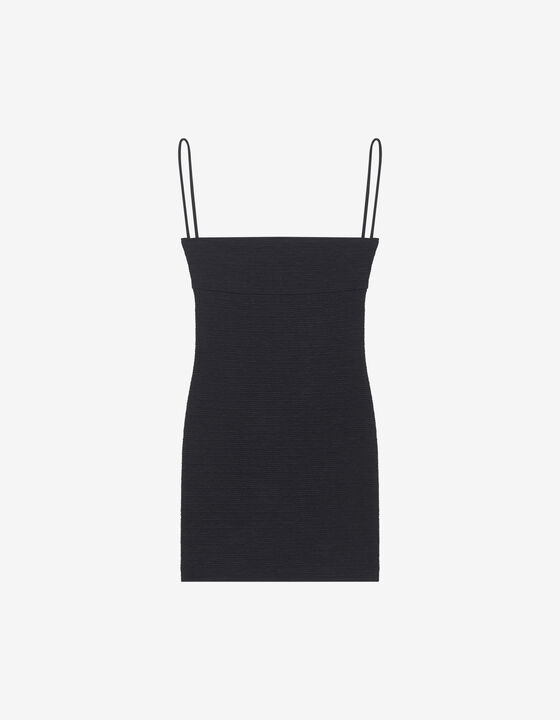 SHORT FITTED DRESS WITH STRAPS