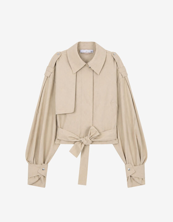 LOOSE-FIT BELTED JACKET