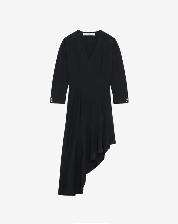 ROBE LONGUE ASYMÉTRIQUE IZAE