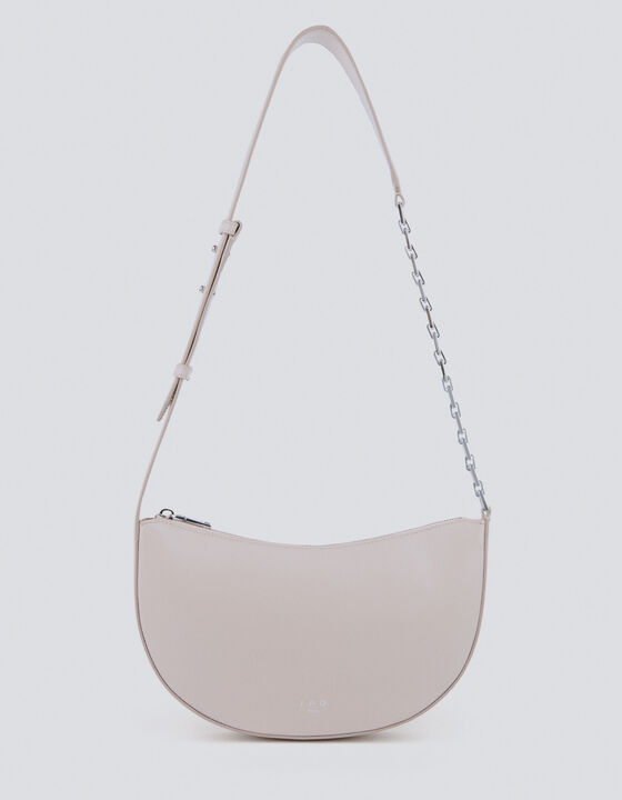 ARCSLOUCHY CALFSKIN LEATHER BAG WITH CHAIN