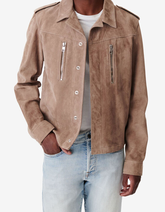 SUEDE LEATHER JACKET