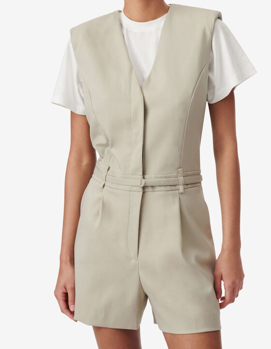 BELTED COMBISHORT