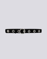 BECKA SUEDE GROMMET BELT image number null