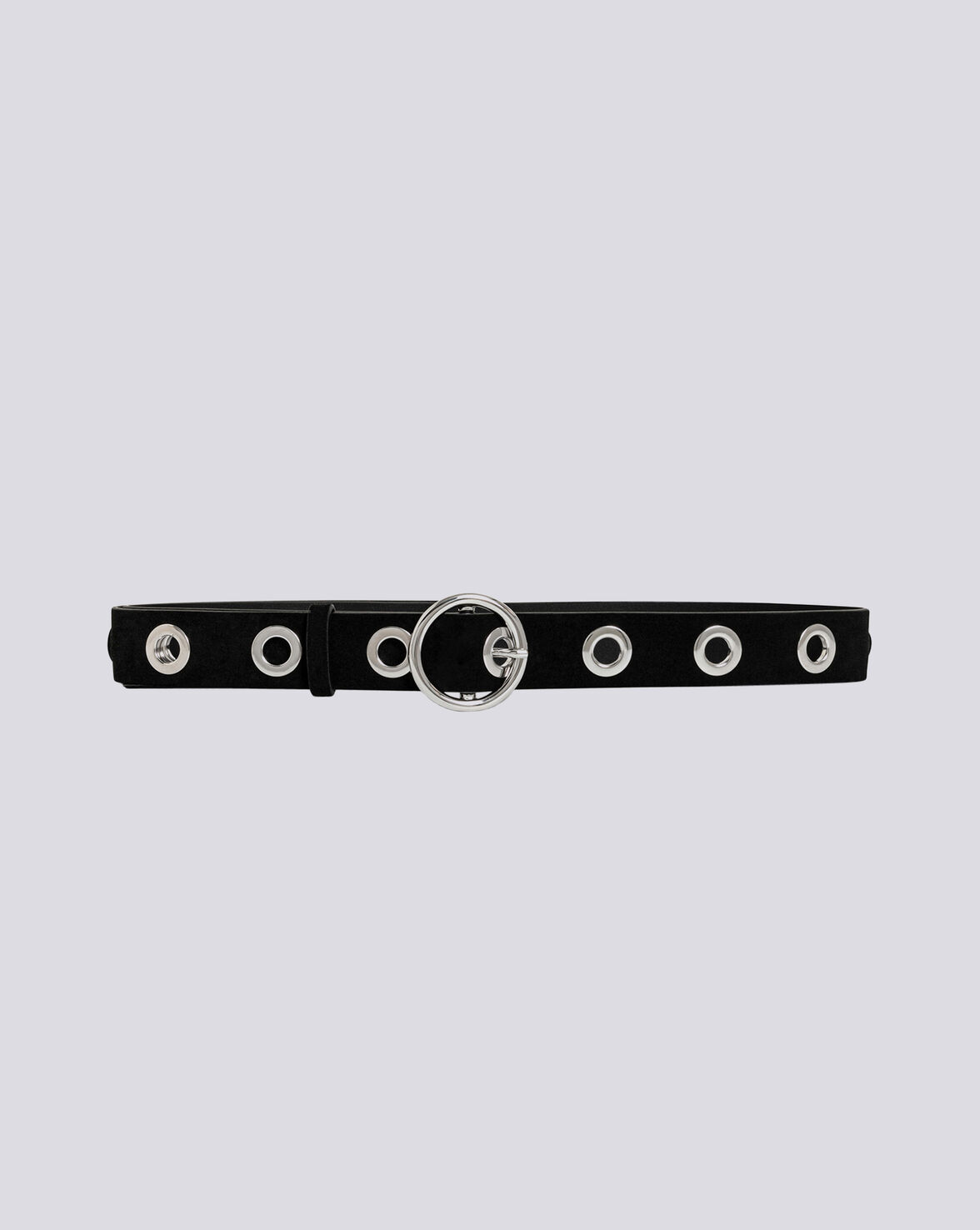 BECKA SUEDE GROMMET BELT image number null