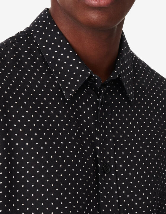 CHEMISE FLUIDE &Agrave; POIS