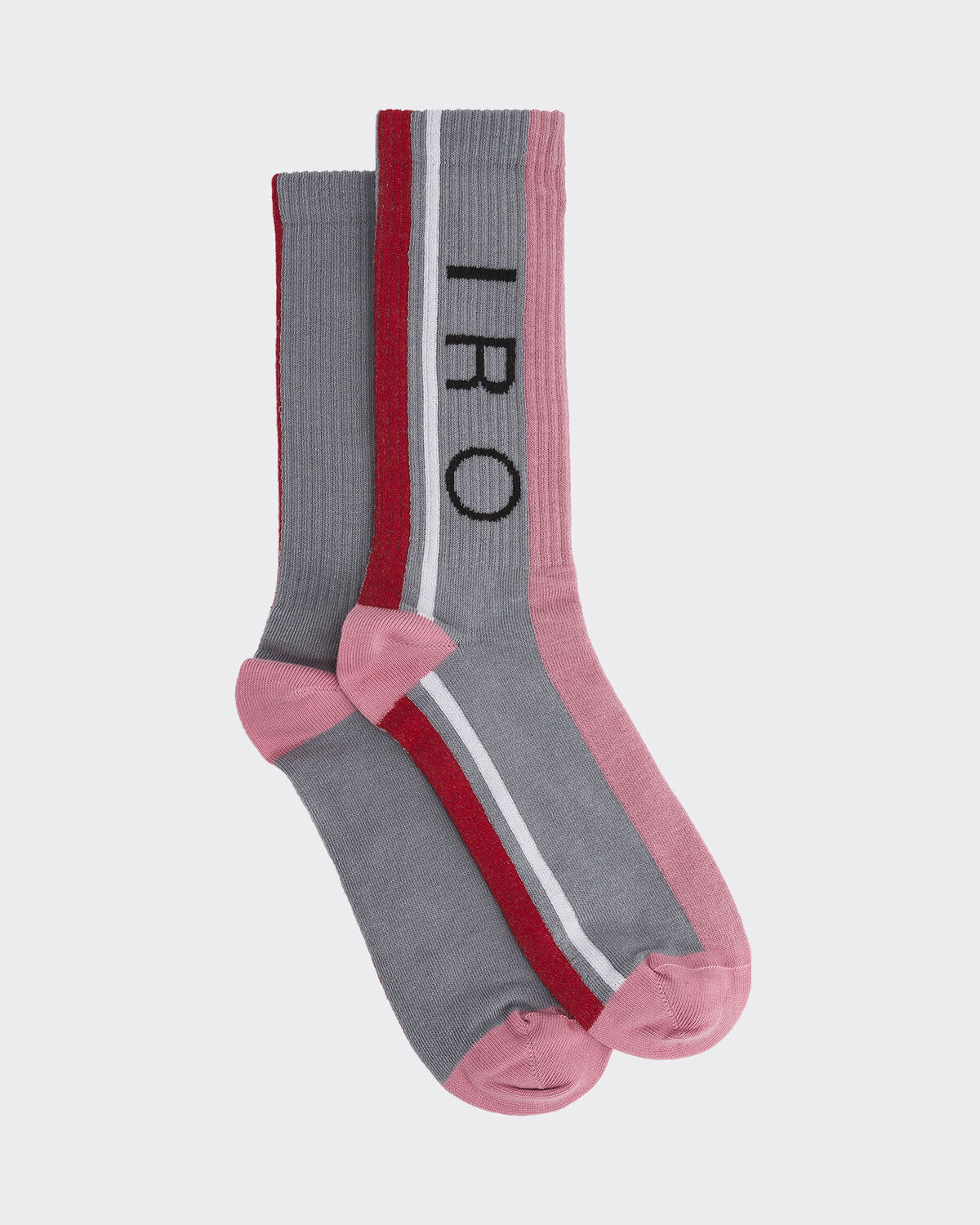 Stripy Socks Pink by IRO Paris
