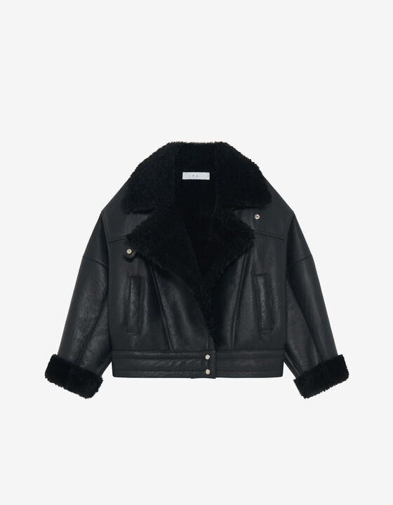 CROPPED LEATHER JACKET
