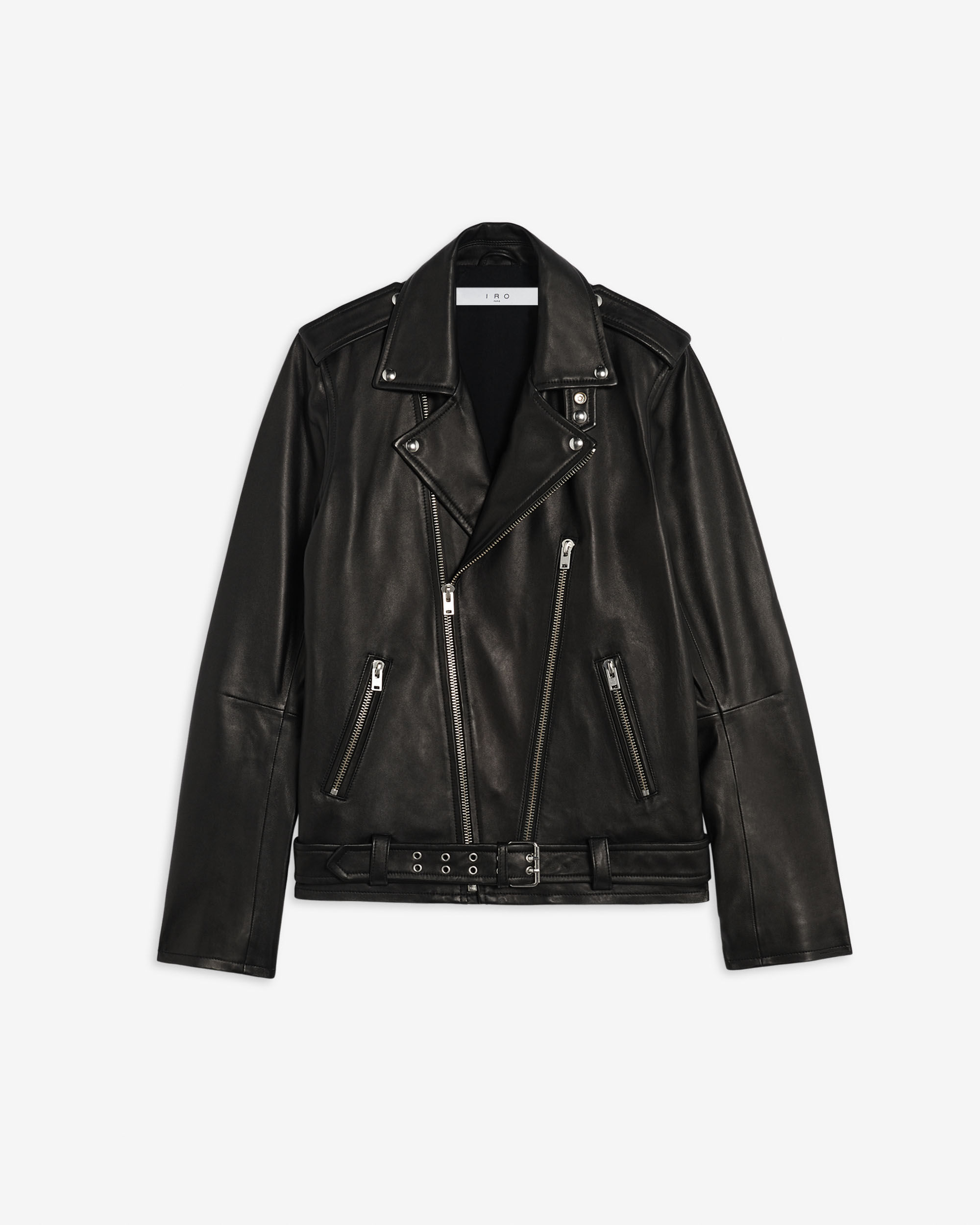 iro black leather jacket