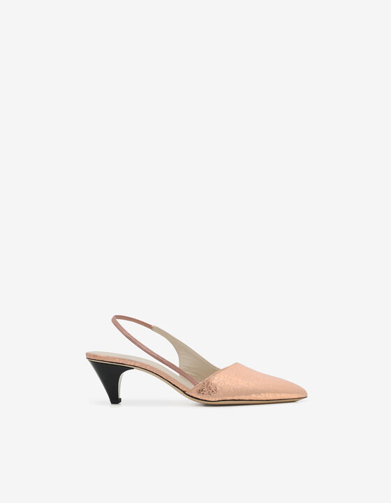 LEATHER SLINGBACKS