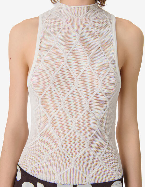 OPENWORK KNIT BODY