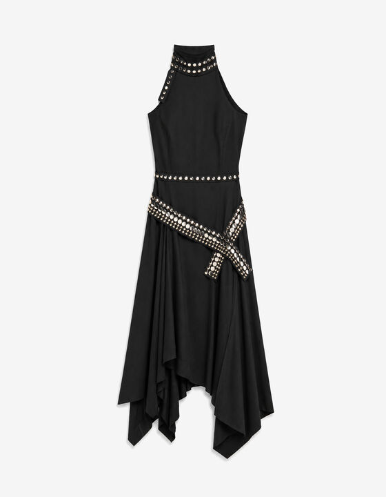 ASYMMETRICAL DRESS WITH STUDS