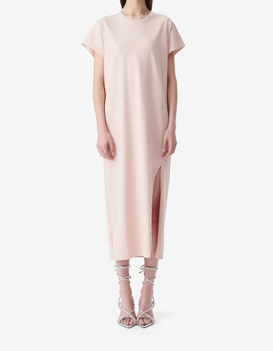 SLIT T-SHIRT DRESS