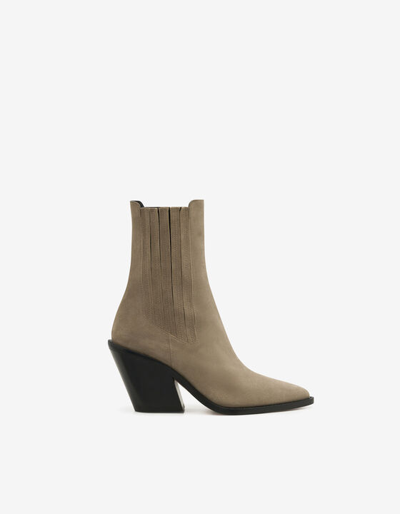 SUEDE LEATHER LOW BOOTS