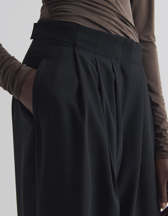 PANTALON LARGE &Agrave; PLIS