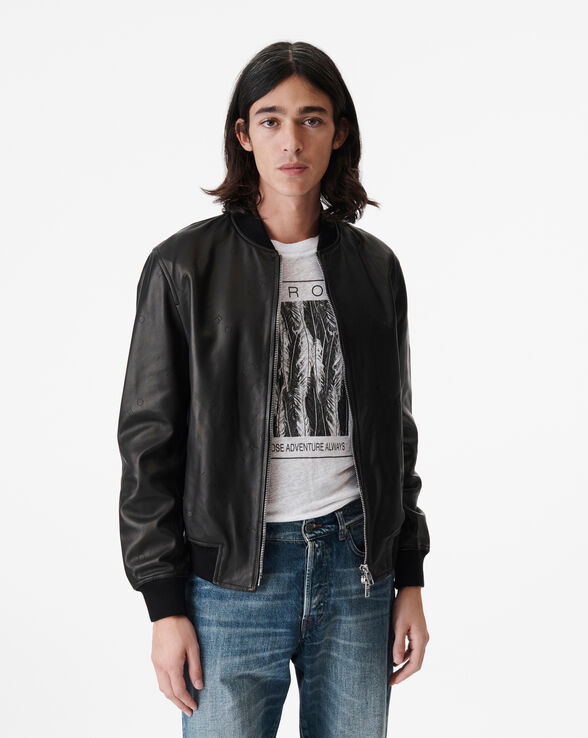 ODAN PERFORATED LEATHER JACKET