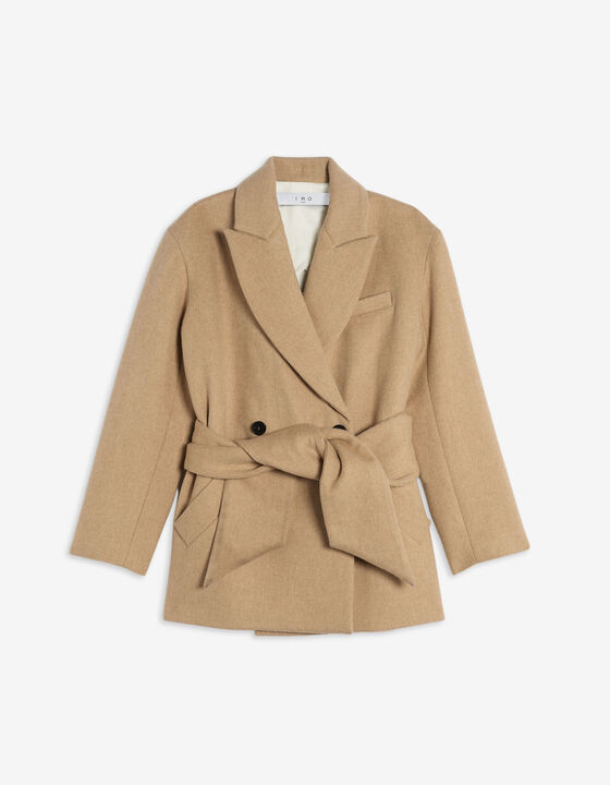SHORT BELTED COAT
