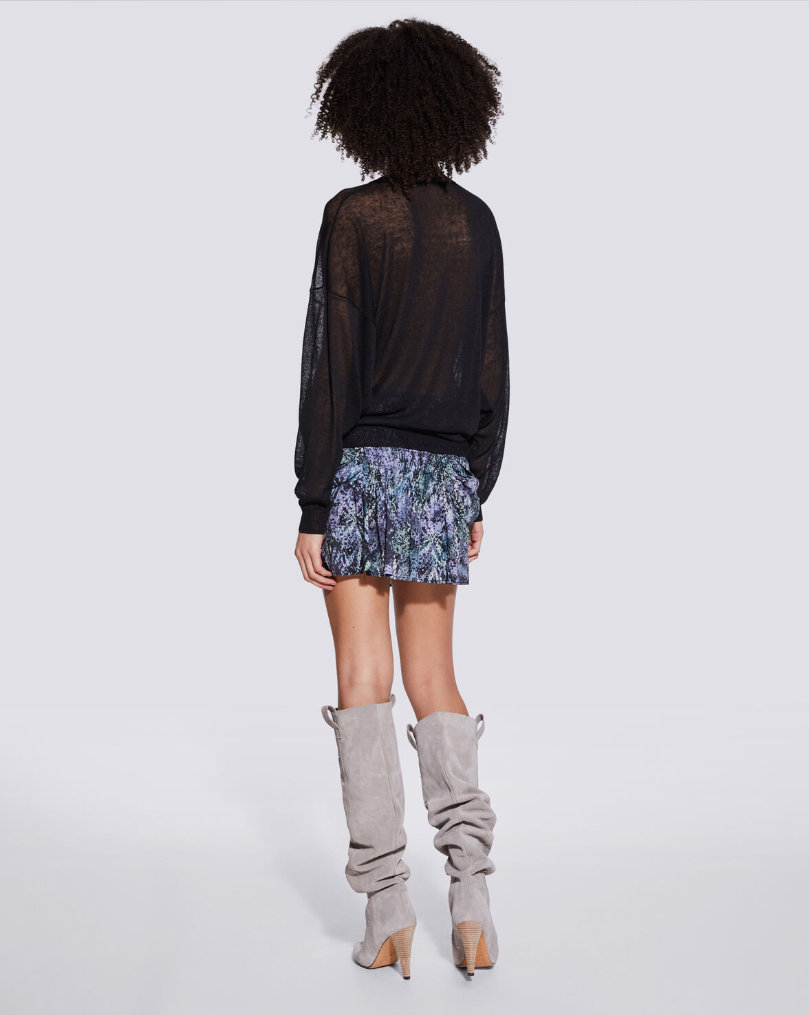 EUGENIE RELAXED CREW NECK SWEATER image number null