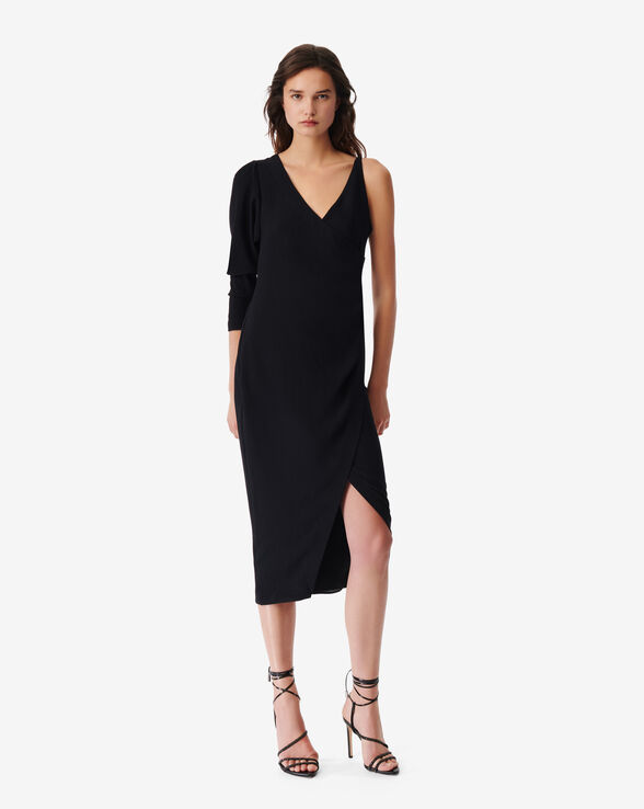 KENZIA LONG ASYMMETRICAL DRESS