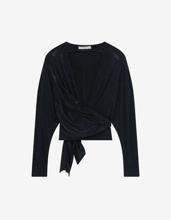 LUREX WRAP TOP