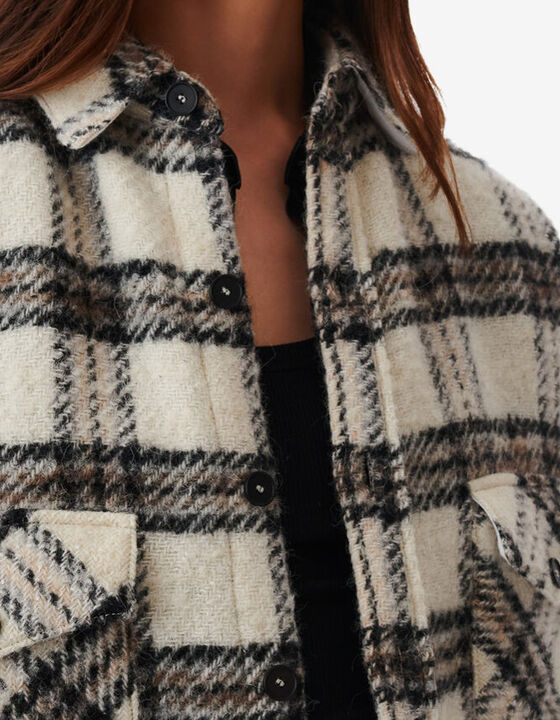 CHECKERED OVERSHIRT
