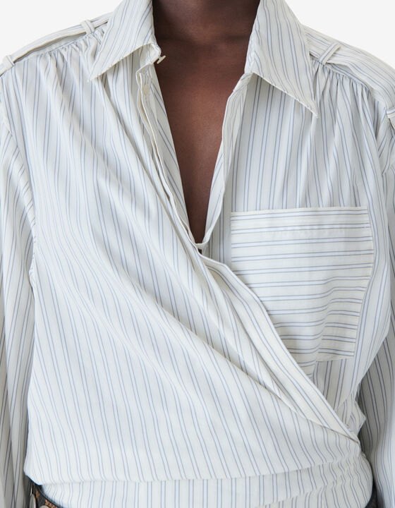 ROBE CHEMISE &Agrave; RAYURES