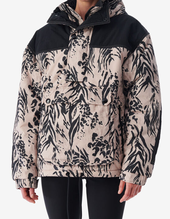 ZEBRA PRINT ANORAK