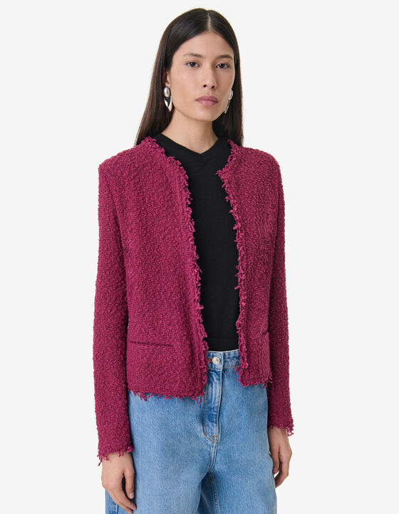 TEXTURED TWEED JACKET