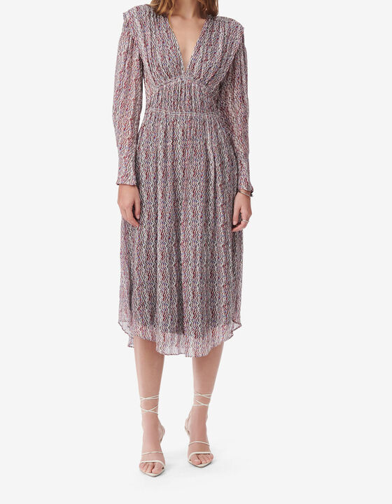 GRAPHIC PRINT MAXI DRESS