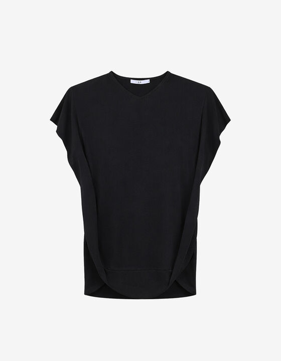 RUFFLE T-SHIRT DRESS