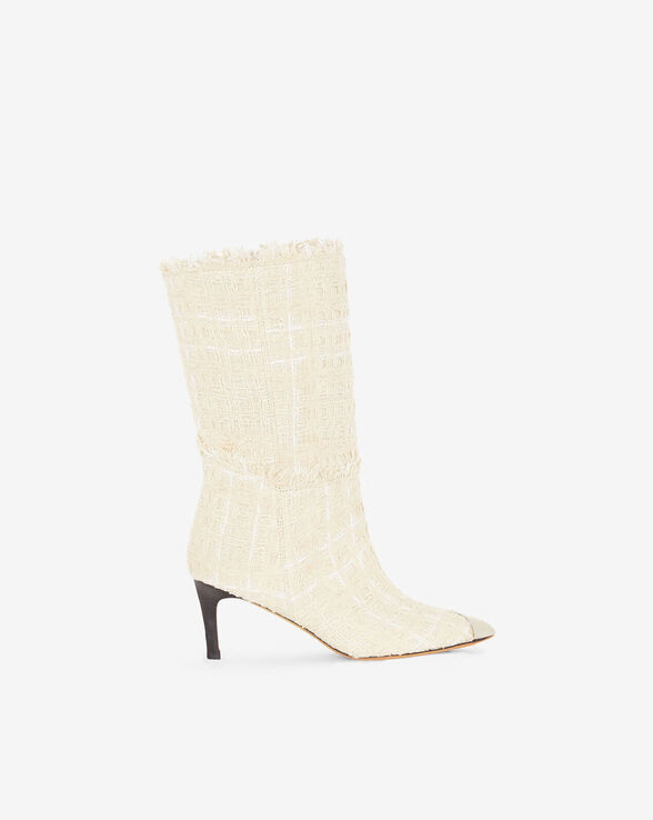 BOTTINES EN JACQUARD TAKARI TWEED